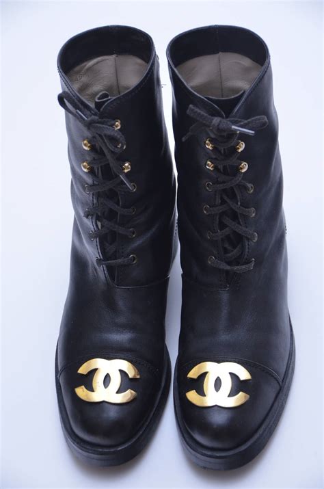 vintage chanel boots for sale|pre owned Chanel boots.